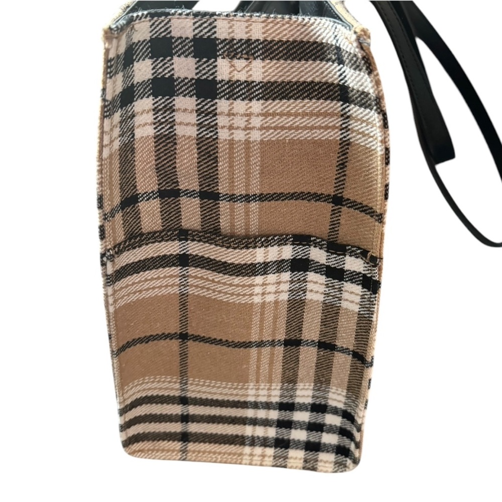 BEIS The Work Tote in Plaid Women's Organizational Laptop Bag - Picture 6 of 12